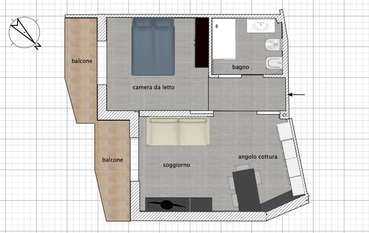 La Gaviota - Bilocale Sul Mare In Arziglia Appartement Bordighera